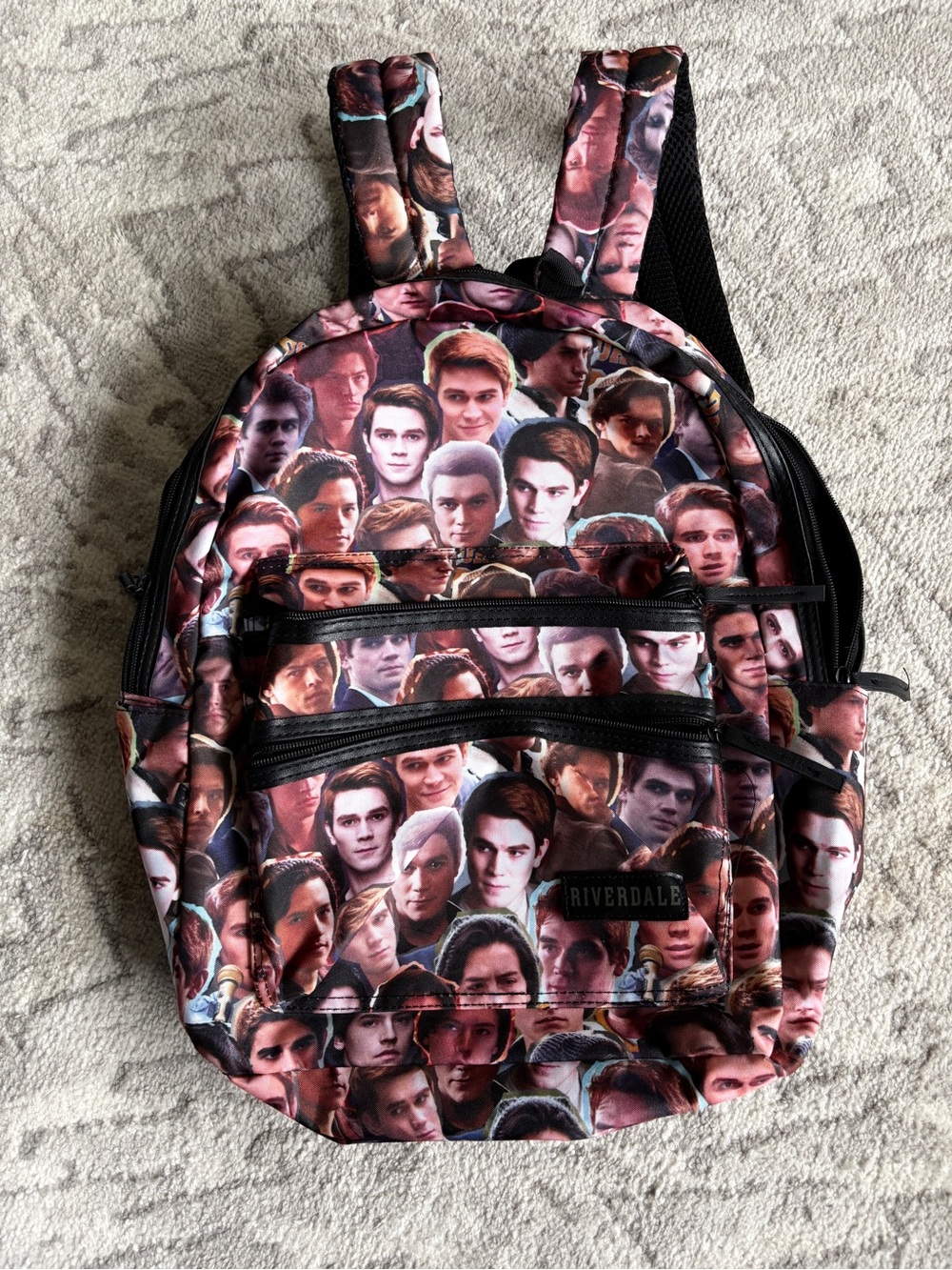 Riverdale Collage Print Backpack Archie Jughead Book-bag